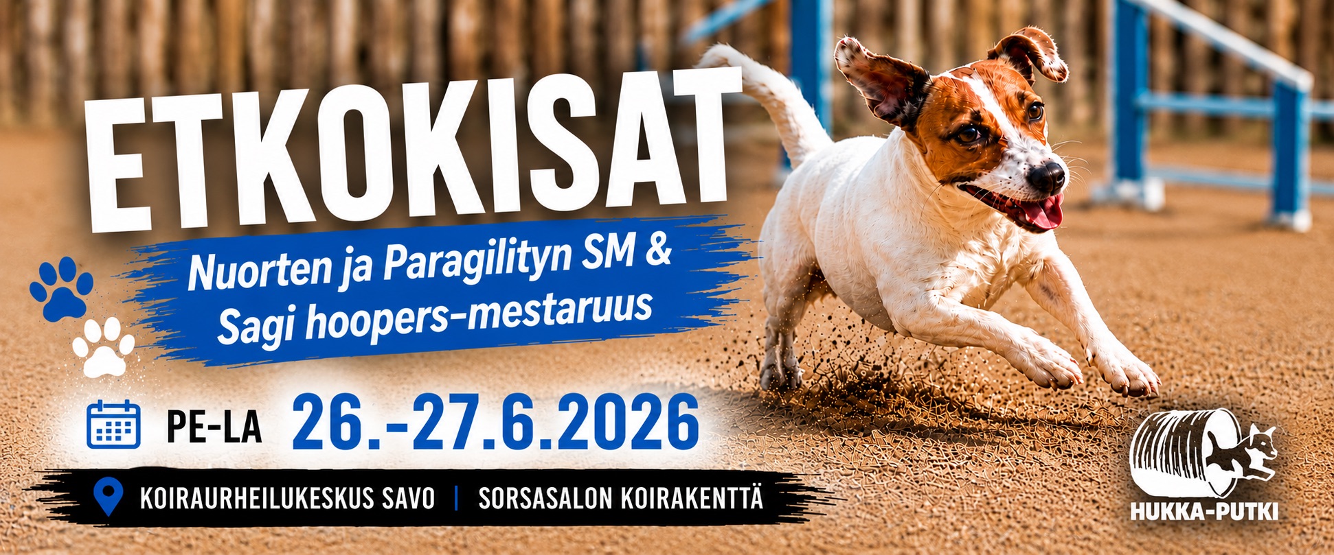 ETKOKISAT 26.-27.6.2026 – Nuorten ja Paragility SM & Sagi Hoopers-mestaruus